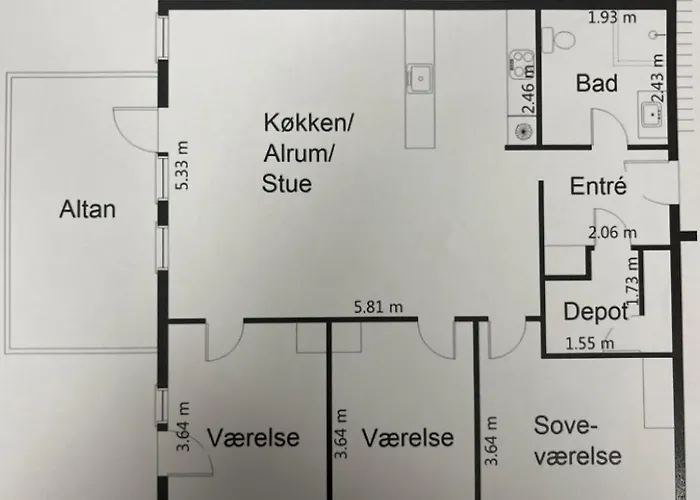 Charming With Parking Apartment Aalborg